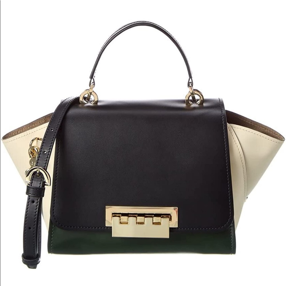 ZAC Zac Posen Eartha Top-Handle Crossbody. Color Military. NWT.